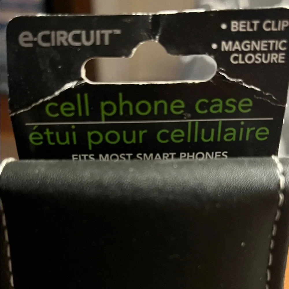 Black Cell Phone Case with Belt Clip